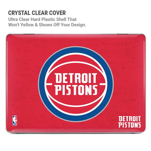 NBA Detroit Pistons Distressed MacBook Air 15in (2023-2025) Case plus Skin
